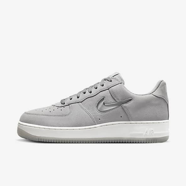 Grey Air Force 1 Shoes. Nike JP